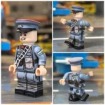 Minifigure – Chinese "War Participation Army" Soldier WWI (Republic of China – Beiyang Government Vanguard) (LEGO Compatible) (Without Cap)