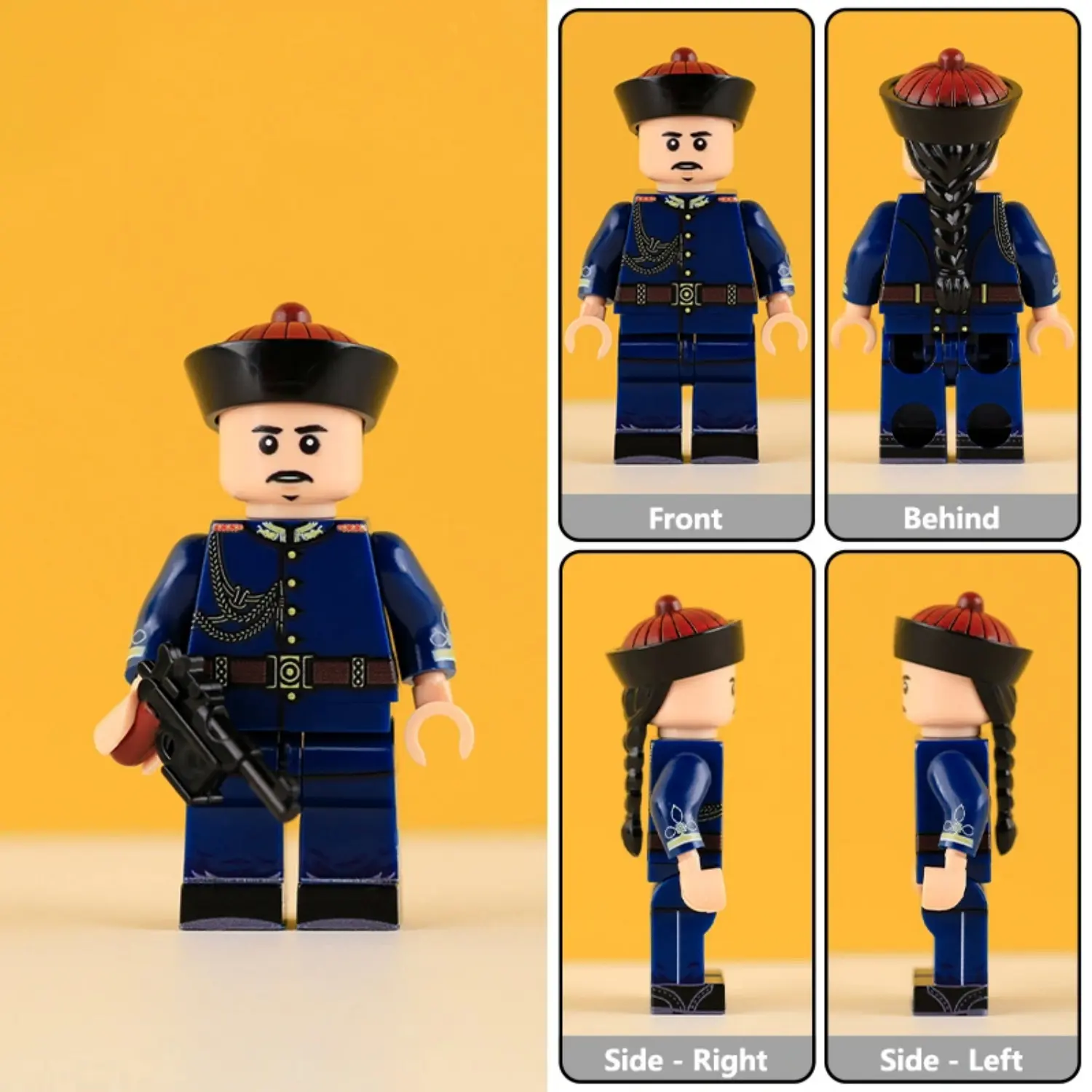 Minifigure – Late Qing Dynasty Cavalry Officer (Imperial New Army Horse Soldier) (LEGO Compatible)