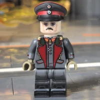 the front of the Minifigure - General Erich von Falkenhayn (First Quartermaster General of the Imperial German Army - 1918) WWI (LEGO Compatible) the front of the Minifigure - General Erich von Falkenhayn (First Quartermaster General of the Imperial German Army - 1918) WWI (LEGO Compatible)