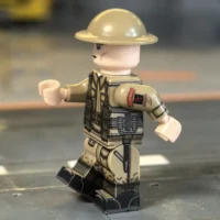 Minifigure - British Army Infantryman (The Tommy – Pattern 37 Battle Dress) WWII (LEGO Compatible)