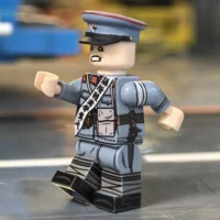 the left side of the Minifigure – Chinese War Participation Army Soldier (Republic of China – Beiyang Government Vanguard) (LEGO Compatible) the left side of the Minifigure – Chinese War Participation Army Soldier (Republic of China – Beiyang Government Vanguard) (LEGO Compatible)