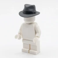 Custom Piece Miniature – Classic Fedora Hat / Vintage Detective Hat – 3D Print for LEGO minifigure