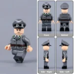 Minifigure - German Civil Defense Officer (Bereitschaftsführer, Luftschutz-Sicherheits- und Hilfsdienst / SHD) WWII (LEGO Compatible)
