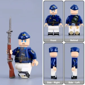 Minifigure - German Kriegsmarine Coastal Assault Trooper WWII (LEGO Compatible)
