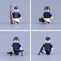 Minifigure - German Kriegsmarine Coastal Assault Troops WWII (LEGO Compatible)