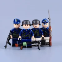 Minifigure - German Kriegsmarine Coastal Assault Troops WWII (LEGO Compatible)