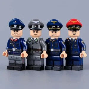 Minifigure - German Non-Combat Units WWII (LEGO Compatible)
