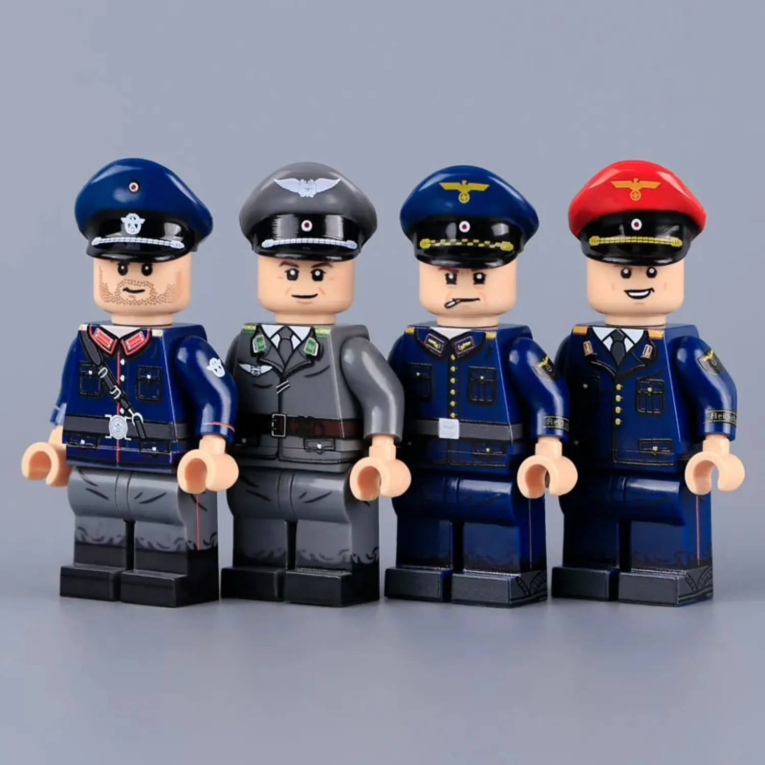 Minifigure - German Non-Combat Units WWII (LEGO Compatible)