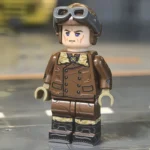 Minifigure - German "Red Baron" Fighter Pilot (Leather Jacket Version) WWI (LEGO Compatible)