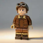 Minifigure - German "Red Baron" Fighter Pilot (Leather Jacket Version) WWI (LEGO Compatible)