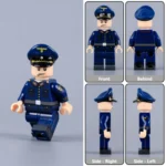 Minifigure - German State Railway Officer (Werkmeister, Deutsche Reichsbahn) WWII (LEGO Compatible)