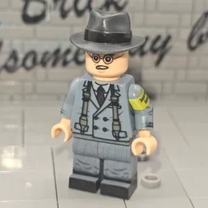 Minifigure - German Volkssturm Militia Member older civilian conscript from the desperate final days of the war WWII (LEGO Compatible)