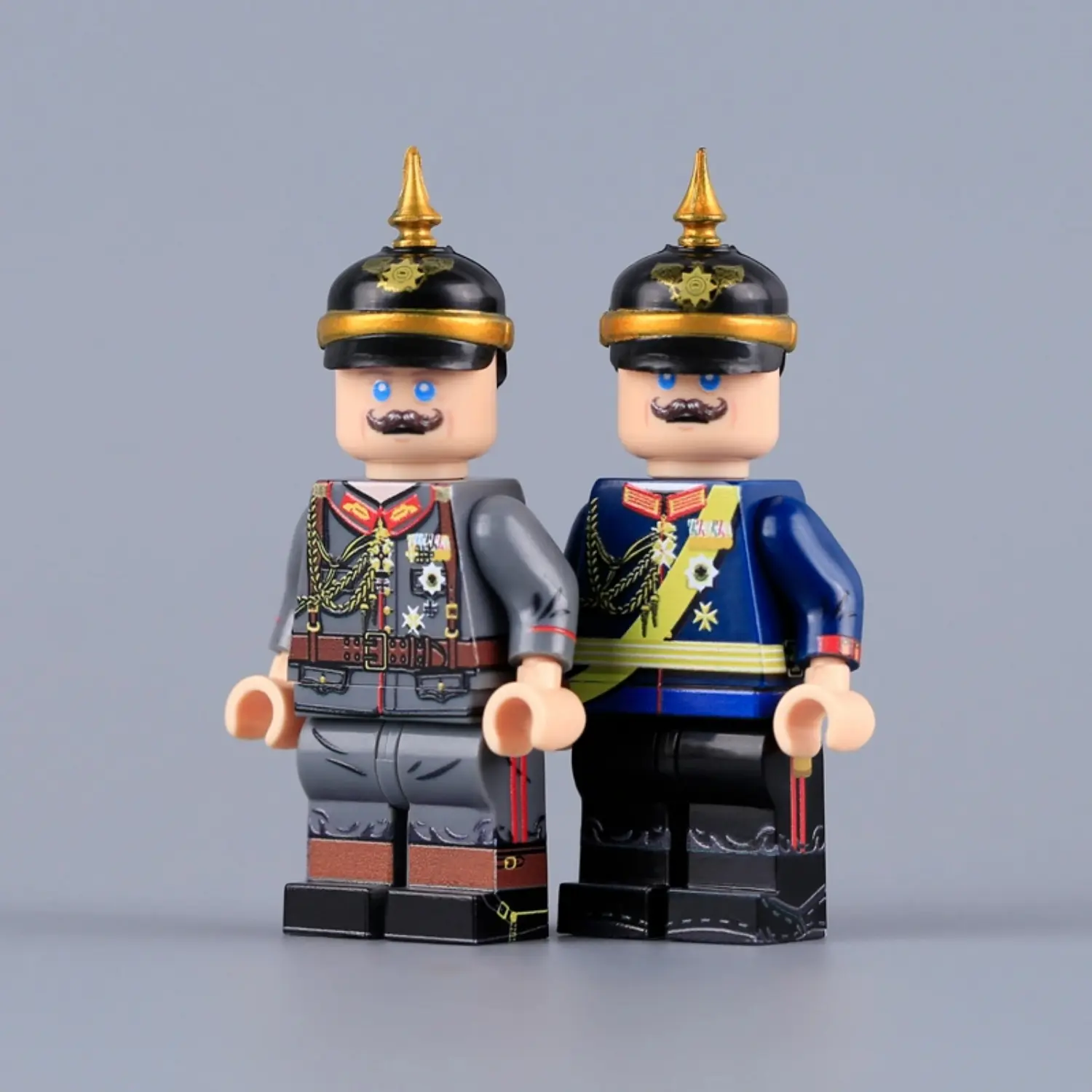 Minifigure - Kaiser Wilhelm II Officer (World War I - EarlyField Service) (LEGO Compatible) Minifigure - Kaiser Wilhelm II Officer (World War I - EarlyField Service) (LEGO Compatible)