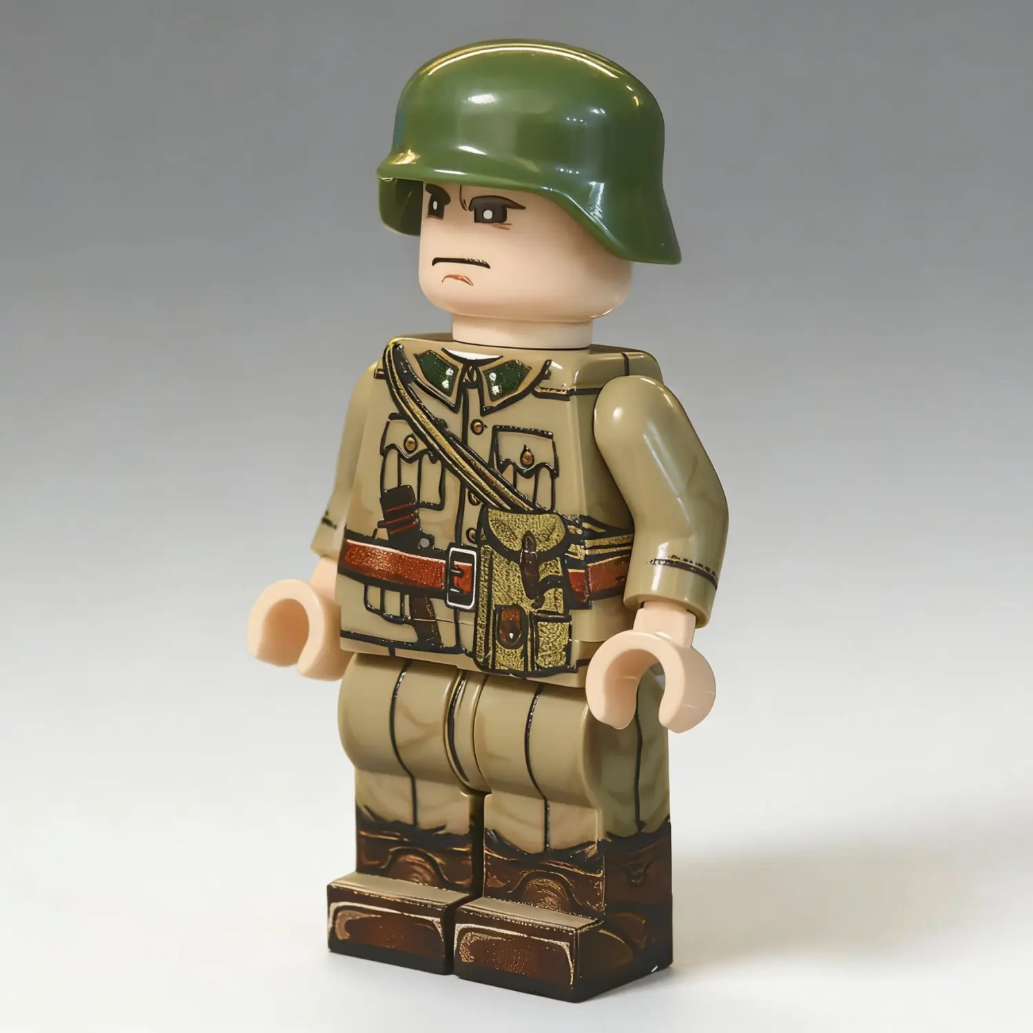 Minifigure - Royal Hungarian Honvéd Infantryman, specifically a Non-Commissioned Officer (NCO) wearing the M43 Field Uniform WWII (LEGO Compatible) Minifigure - Royal Hungarian Honvéd Infantryman, specifically a Non-Commissioned Officer (NCO) wearing the M43 Field Uniform WWII (LEGO Compatible)