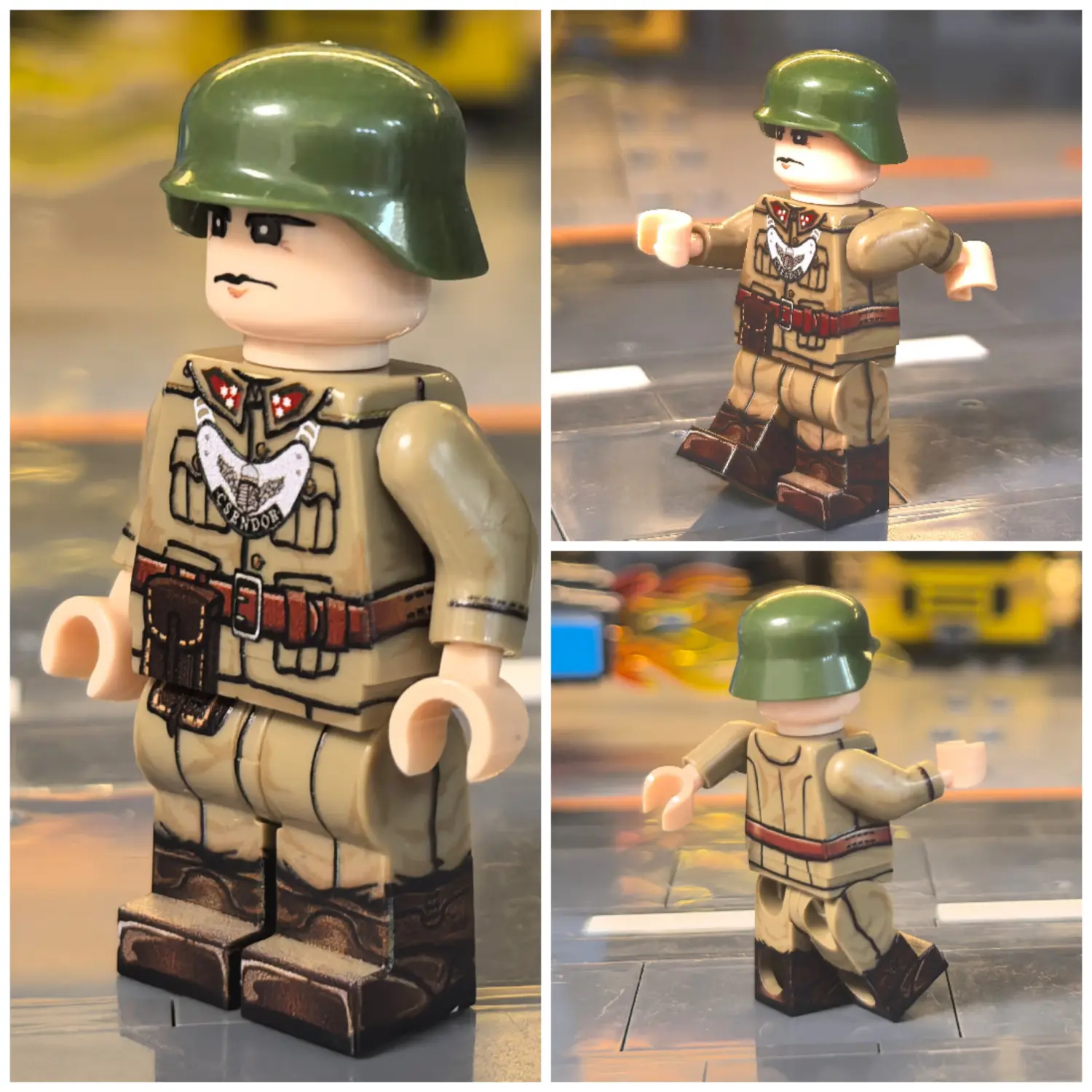 Minifigure - Royal Hungarian Military Police (Csendőr)) (LEGO Compatible) 4 Minifigure - Royal Hungarian Military Police (Csendőr)) (LEGO Compatible)