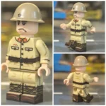 Minifigure – Imperial Japanese Army (IJA) Second Class Private Unequipped Infantryman from the 1940 ground forces WWII (LEGO Compatible)