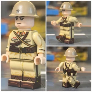 Minifigure – Imperial Japanese Army (IJA) Second Lieutenant from the 1940 ground forces WWII (LEGO Compatible)