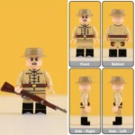 Minifigure – Qing Dynasty Cavalry Battalion NCO (Non-Commissioned Officer) (LEGO Compatible)