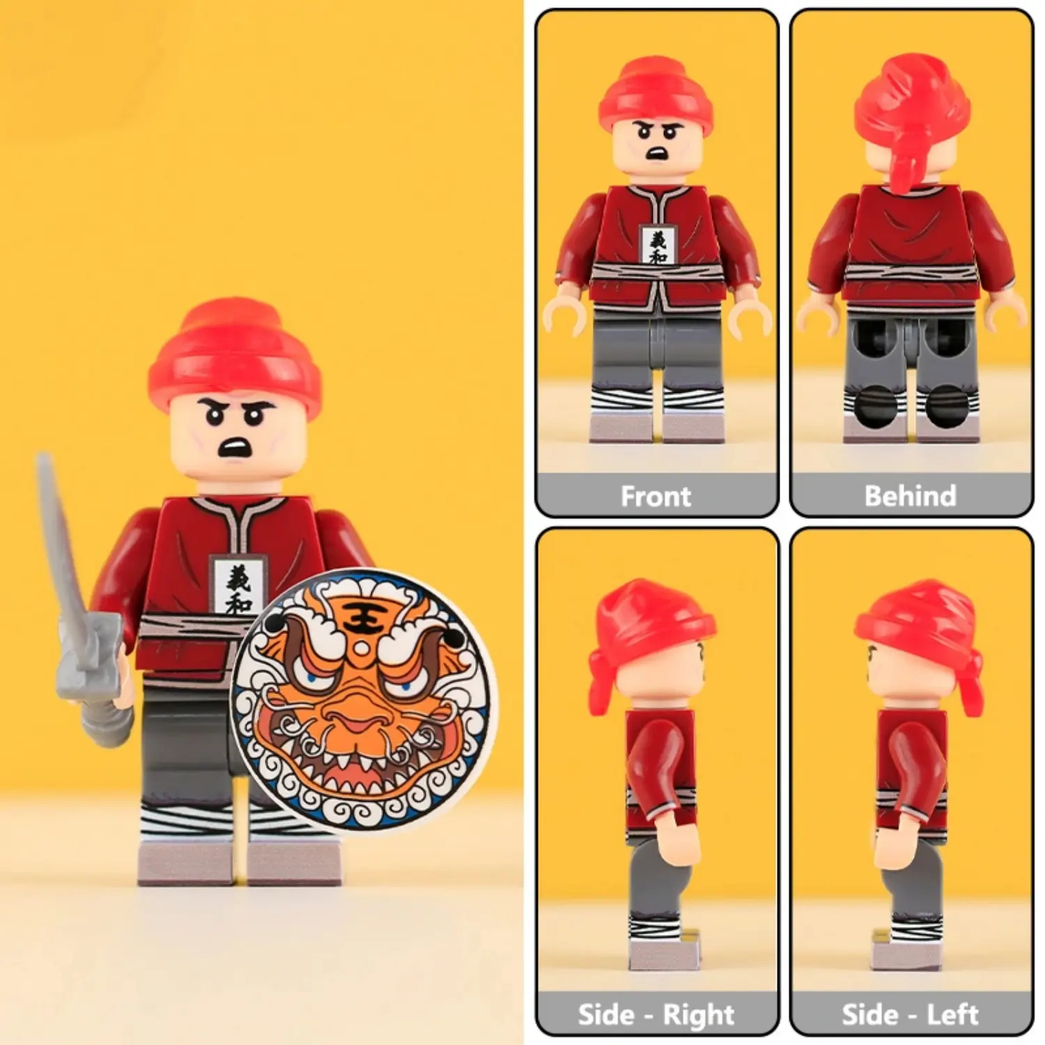 Minifigure – Qing Dynasty Militia Soldier traditional fighter from the famous Boxer Rebellion (LEGO Compatible)