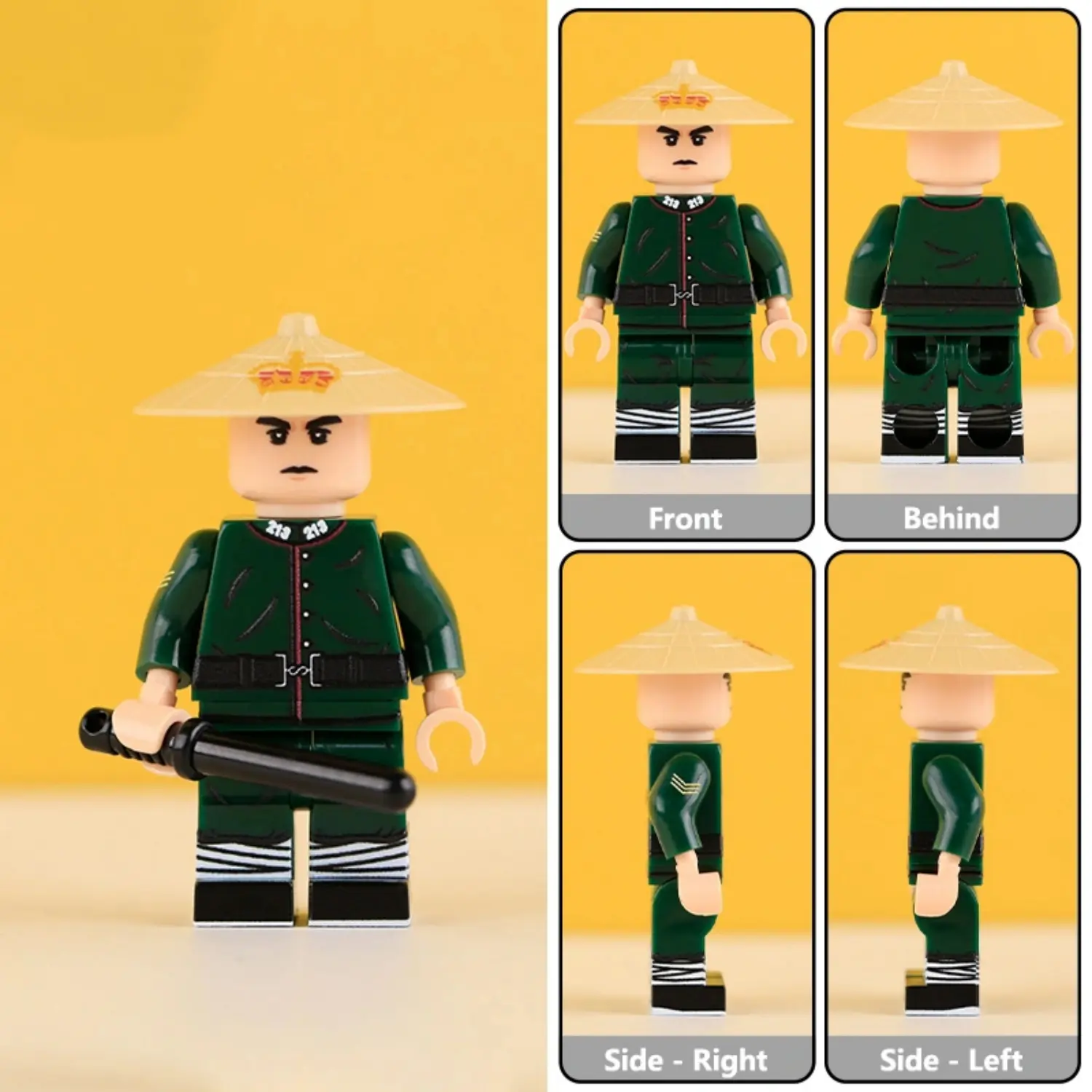 Minifigure – Royal Hong Kong Police Officer Chinese constable from the British colonial era (LEGO Compatible)