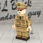 Minifigure – US Army Corps of Engineers Major assigned to SHAEF (Supreme Headquarters Allied Expeditionary Force) WWII (LEGO Compatible)
