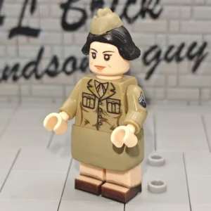 Minifigure – United States Women's Army Corps (WAC) Technician Fifth Grade WWII (LEGO Compatible)