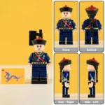Minifigure – high-ranking military official general Military Minister from the modernized New Army during the Qing Dynasty late Imperial Chinese era (LEGO Compatible)