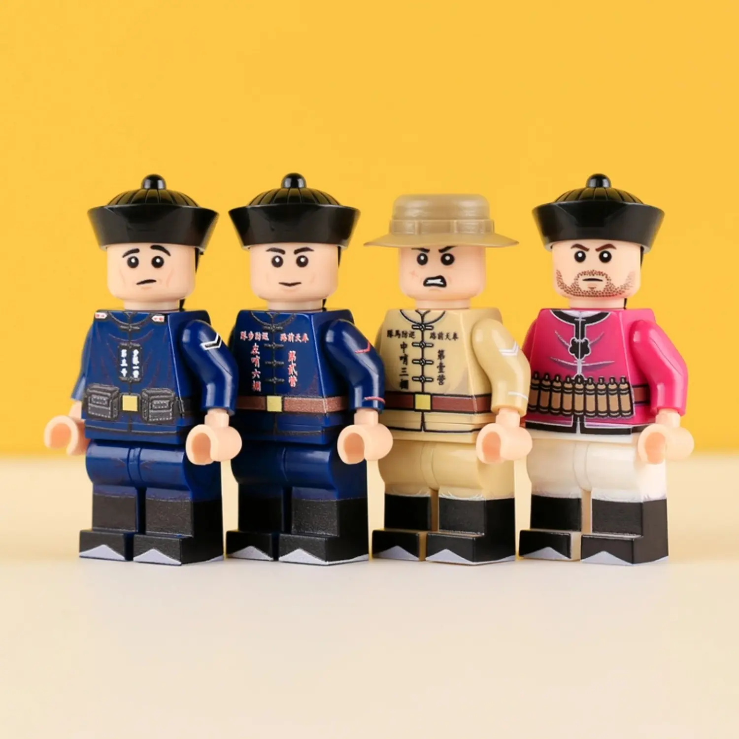 Minifigure – the late Imperial Chinese military during its transitional period (LEGO Compatible)