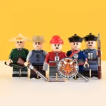 Minifigure – various military and law enforcement factions from the turbulent late Imperial Chinese and colonial era (LEGO Compatible)