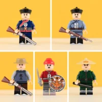 Minifigure – various military and law enforcement factions from the turbulent late Imperial Chinese and colonial era (LEGO Compatible)