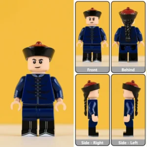 Minifigure – young cadet Student from Qing Dynasty Military late Imperial Chinese era (LEGO Compatible)