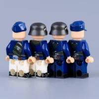 Minifigure - German Kriegsmarine Coastal Assault Troops WWII (LEGO Compatible)