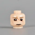 Custom Piece Miniature – Battle-Scarred Soldier Head (Wincing / Injured Expression) WWII – 3D Print for LEGO minifigure