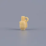 Custom Piece Miniature – Tan Mills Bomb (Fragmentation Grenade) – 3D Print for LEGO Minifigure