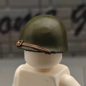 Custom Piece Miniature – U.S. Army M1 Helmet dark Olive Drab Green – 3D Print for LEGO minifigure