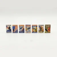 Custom Piece Printed Tile – 2x3 (WWII US War Bonds Poster Set) – 3D Print for LEGO minifigure Custom Piece Printed Tile – 2x3 (WWII US War Bonds Poster Set) – 3D Print for LEGO minifigure