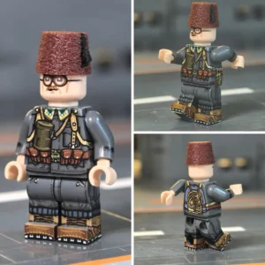 Minifigure - Austro-Hungarian CroatianBosnian Mountain Staff Sergeant serving in a specialized Mountain Stormtrooper (Sturmtruppen) unit WWI (LEGO Compatible)