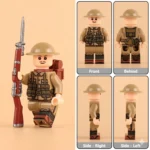 Minifigure - British Army Infantry Rifleman ("Tommy" Atkins) WWI