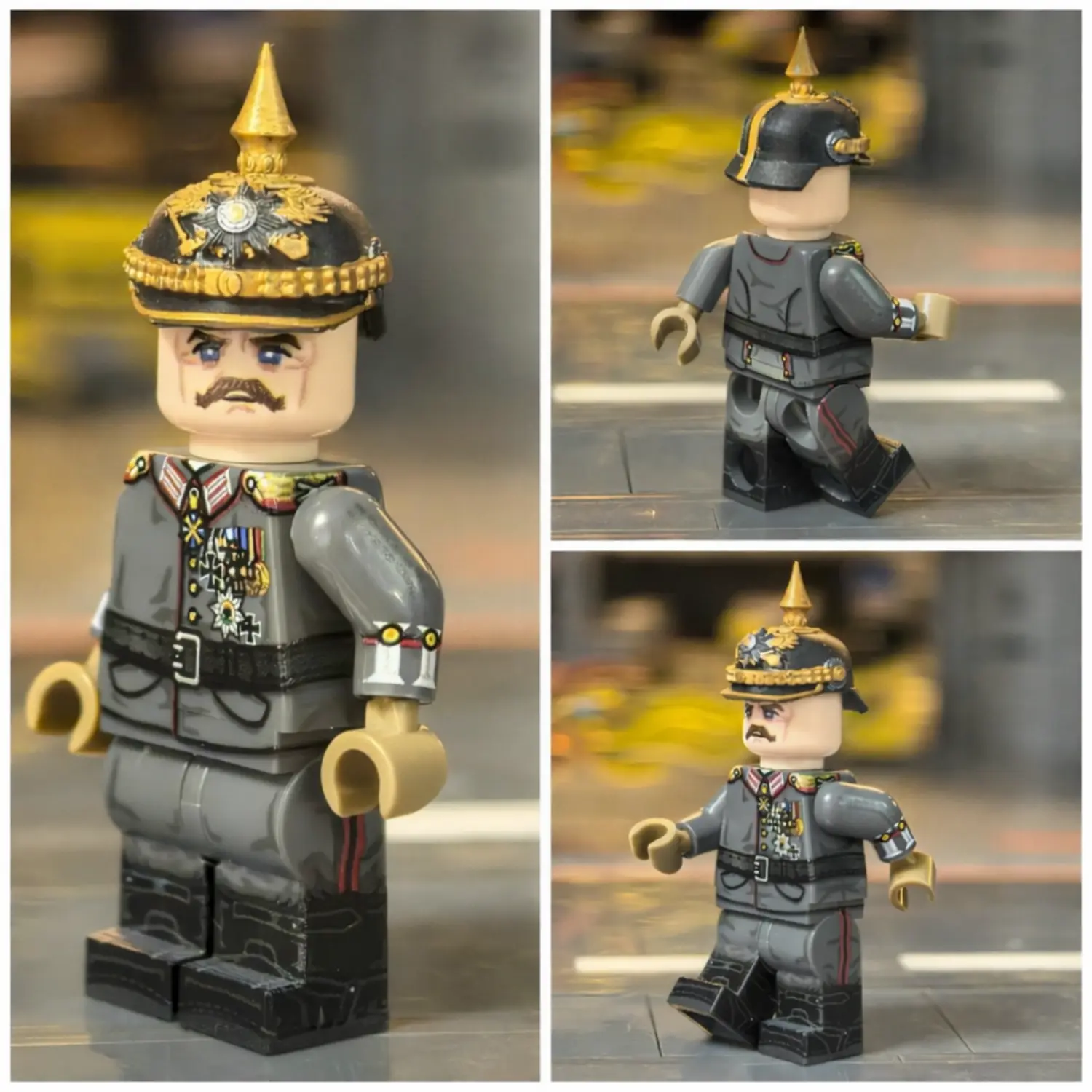 Minifigure - General Field Marshal Paul von Hindenburg (Generalfeldmarschall) of the Imperial German Army WWI (LEGO Compatible)