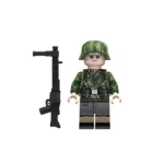 Minifigure - German German Waffen-SS Machine Gunner WWII (LEGO Compatible)