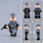 Minifigure - German High-Ranking Commando Officer (Otto Skorzeny) WWII (LEGO Compatible)