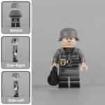 Minifigure - German Infantryman (Eastern Front Veteran) WWII (LEGO Compatible)