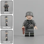 Minifigure - German Late-War Infantryman (Gewehr 43 Rifleman) WWII (LEGO Compatible)