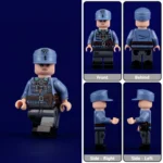 Minifigure - German Luftwaffe (Air Force) Field Officer WWII (LEGO Compatible)