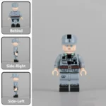 Minifigure - German Luftwaffe (Air Force) Field Officer WWII (LEGO Compatible)
