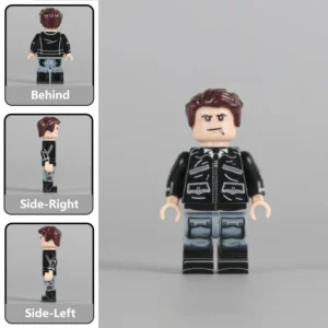 Minifigure - German Luftwaffe Air Force Fighter Pilot with black leather flight jacket WWII