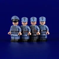 Minifigure - German Luftwaffe (Air Force) Ground Forces Set WWII (LEGO Compatible)