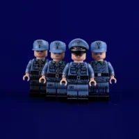 Minifigure - German Luftwaffe (Air Force) Ground Forces Set WWII (LEGO Compatible) 2