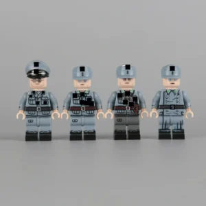 Minifigure - German Luftwaffe (Air Force) Ground Forces Set WWII (LEGO Compatible)