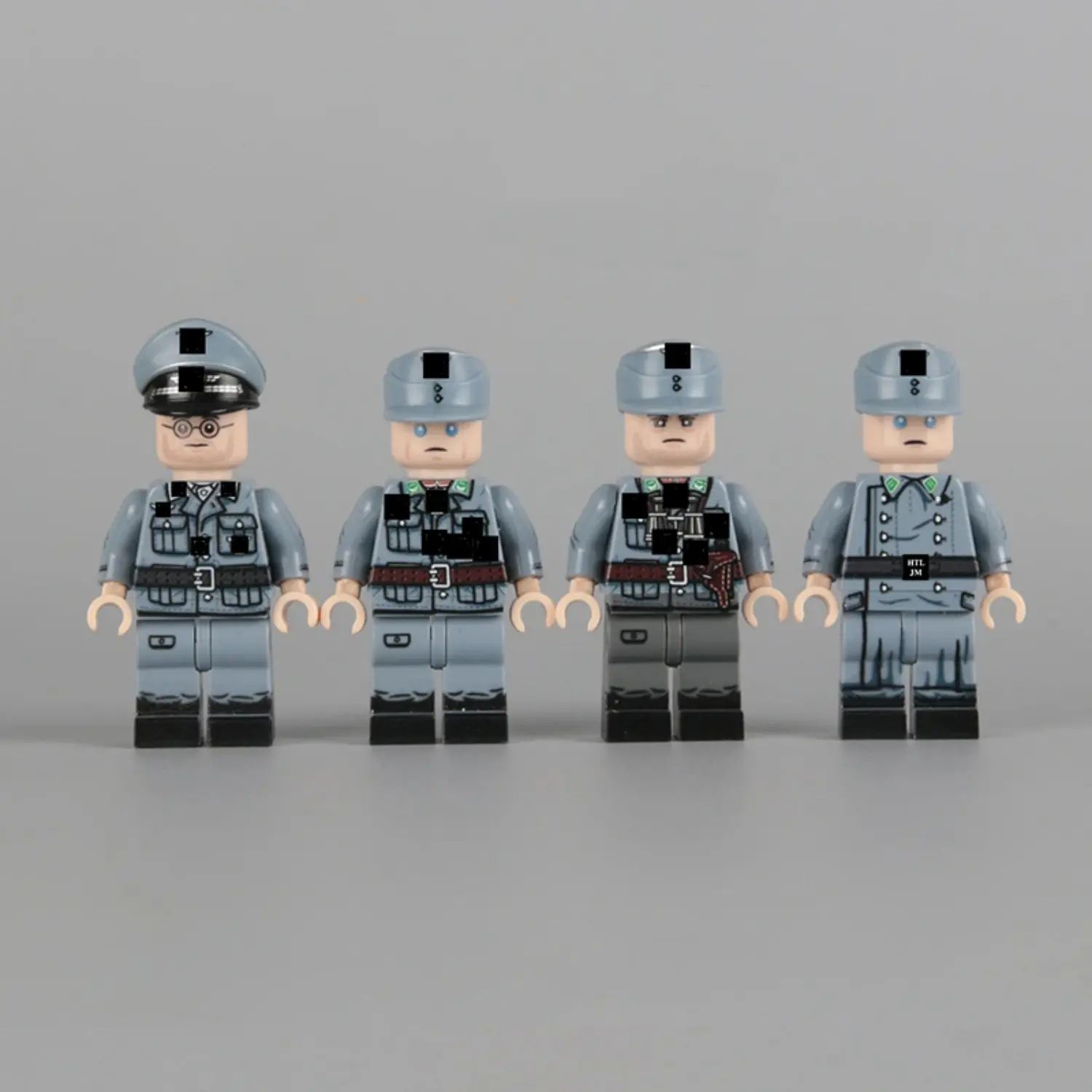 Minifigure - German Luftwaffe (Air Force) Ground Forces Set WWII (LEGO Compatible)